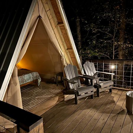 Bohamia - Cozy A-Frame Glamp On 268 Acre Forest Retreat Talladega Esterno foto