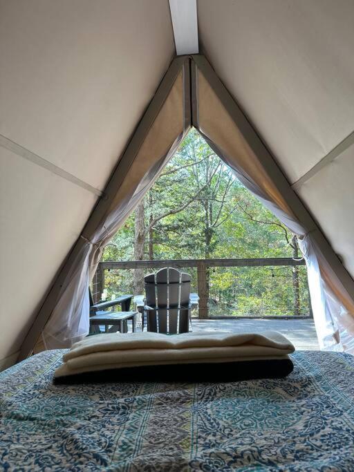 Bohamia - Cozy A-Frame Glamp On 268 Acre Forest Retreat Talladega Esterno foto