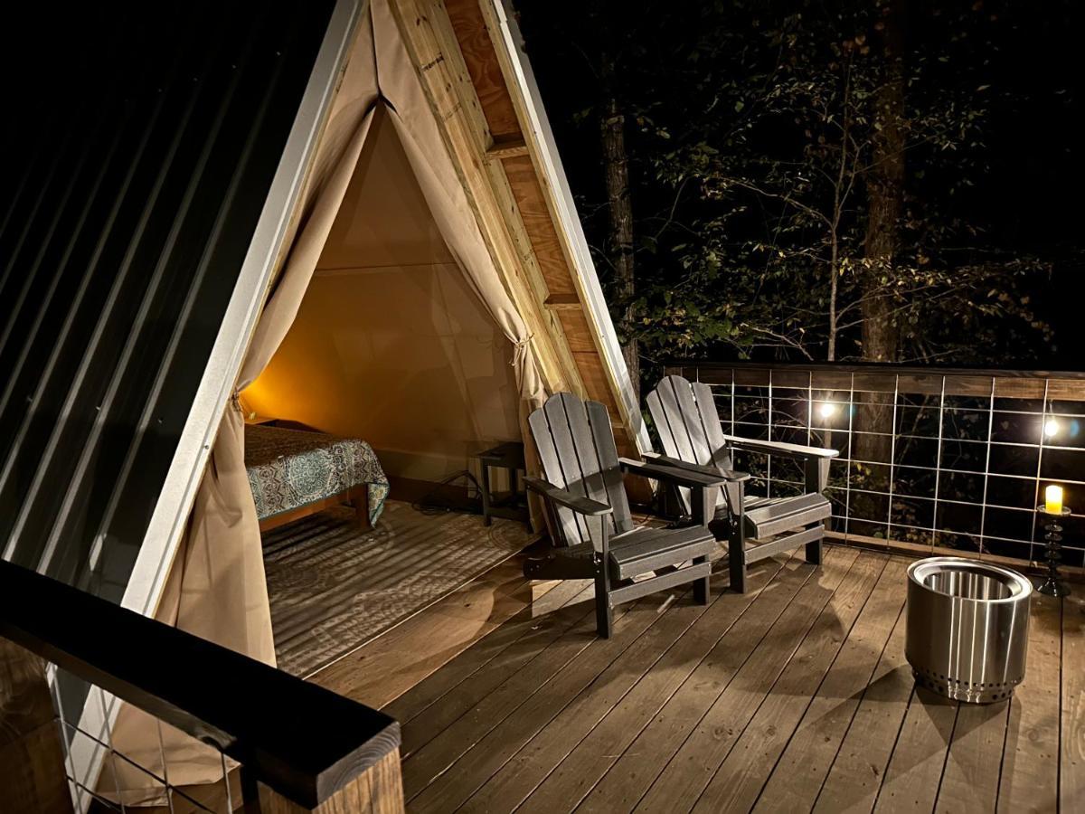 Bohamia - Cozy A-Frame Glamp On 268 Acre Forest Retreat Talladega Esterno foto