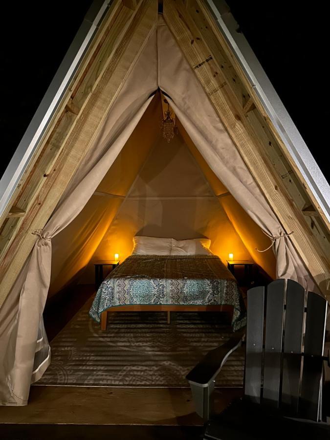 Bohamia - Cozy A-Frame Glamp On 268 Acre Forest Retreat Talladega Esterno foto