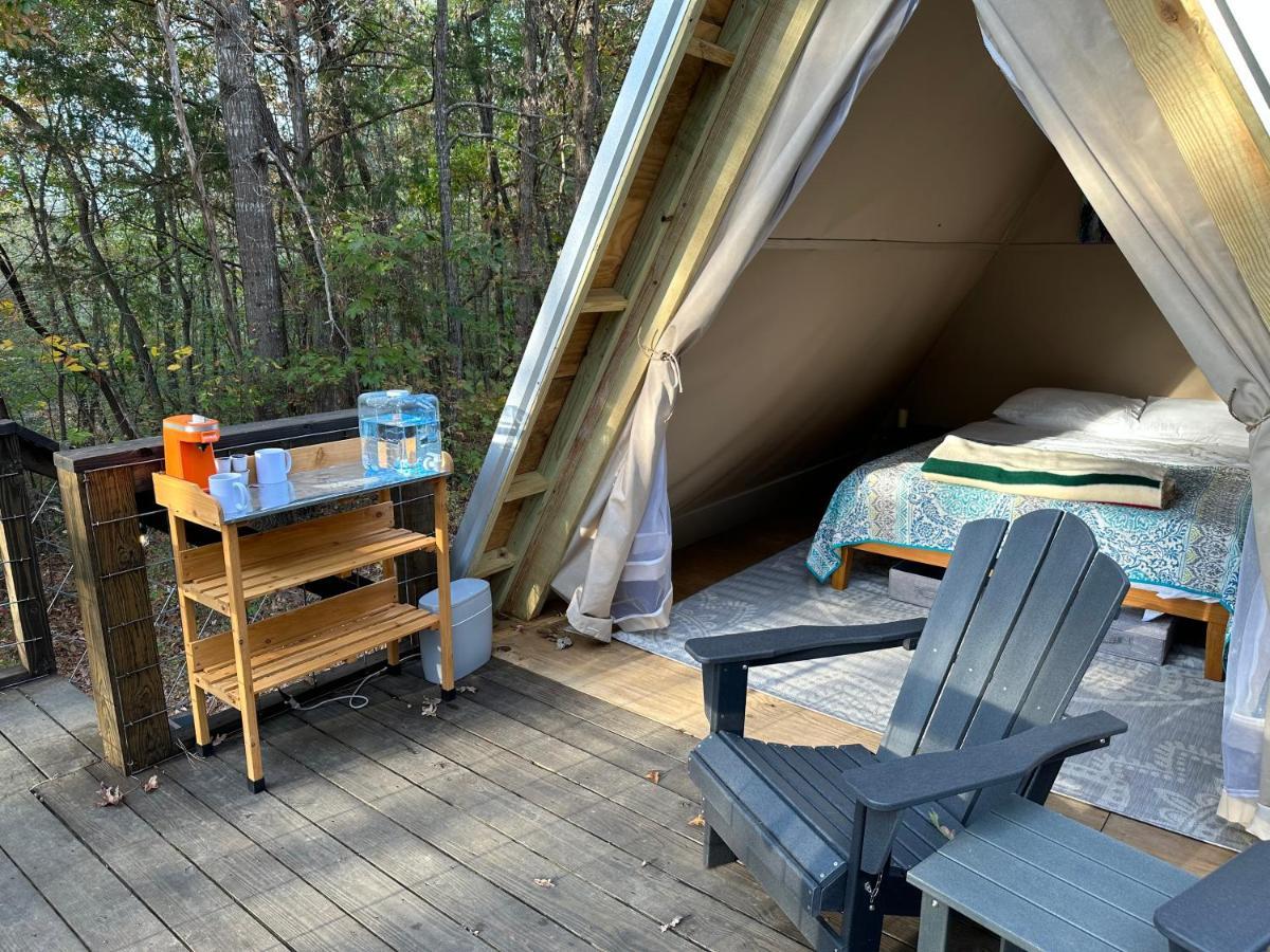 Bohamia - Cozy A-Frame Glamp On 268 Acre Forest Retreat Talladega Esterno foto